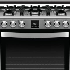 Cocina A Gas Drean Cd7609ei Plateado 76cm Inox Inoxidable