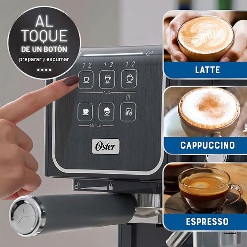 Cafetera Oster® Primalatte Touch Bvstem6801m