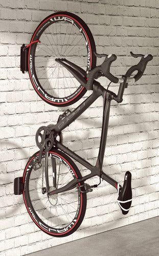 Soporte Para Bicicleta Sistema Plegable De Pared One Box Mb4 Negro