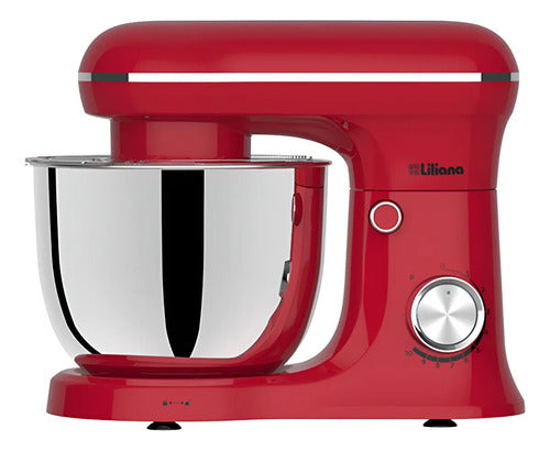 Batidora Planetaria Liliana Ab925r Mixtime Roja 1000w 5lts Rojo 50 Hz/60 Hz