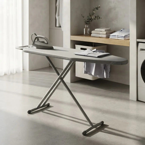 Tabla De Planchar Plegable 141 x 86cm de 6 Alturas Porta Plancha