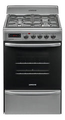 Cocina A Gas Longvie 21501xt 56cm Inox Grill Eléctrico Color Acero Inoxidable