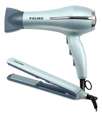 Secador Sc3688 Y Planchita De Cabello Ap3388 Yelmo Combo Esencia Ion Argan Set Plateado