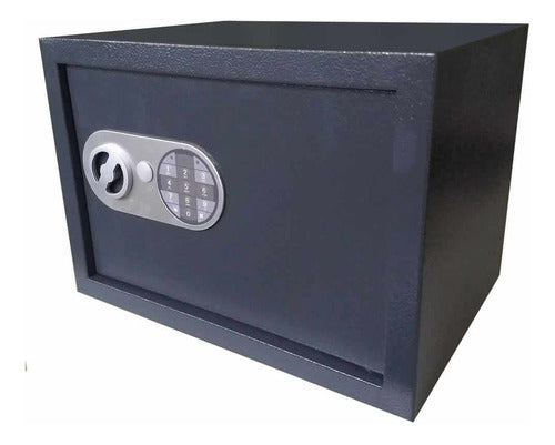 Caja Fuerte De Seguridad Digital 25dn 25x35x25cm Gris Oscuro Gris Oscuro