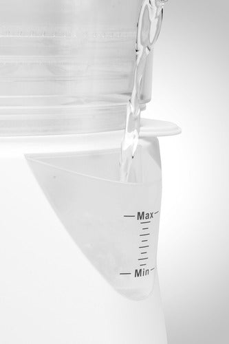 Vaporera Digital Atma Va8121 900w Timer 3 Bandejas Alarma Color Blanco