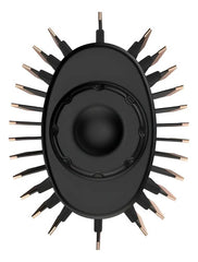 Cepillo Alisador Gama Stylish Keration Brush 3d Cerámica Negro