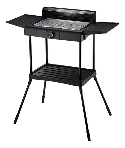 Parrilla Electrica Acero Inoxidable Kanji Brasa 2200 Watts Fácil Limpieza Kjh-be2200sp Negro