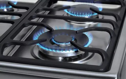 Cocina A Gas Longvie 21601xt Inox Grill Eléctrico De 60cm Acero Inoxidable