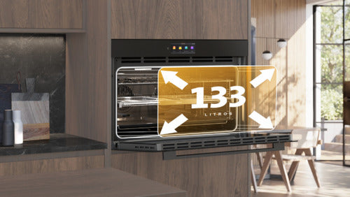 Horno Electrico Empotrar Ormay He90s5 Clase A 90cm Air Fry Negro