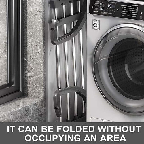 Tender Colgante Regulable Plegable Y Extensible Practico Plateado