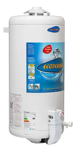 Termotanque De Colgar Ecotermo Le80 Ge Gas Envasado 80l Blanco