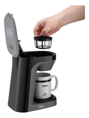 Cafetera De Filtro Atma Star Wars Disney Caat1181sw 550w Gris