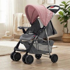 Cochecito De Paseo Bebesit Eos 1337o H:15kg Seguridad 3 Puntos Rosa Negro