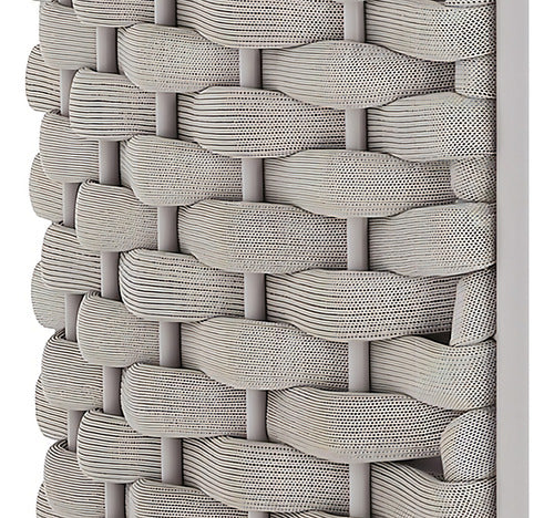 Juego Sillones Living Jardin Exterior Aluminio Loop Tio Musa Color Gris