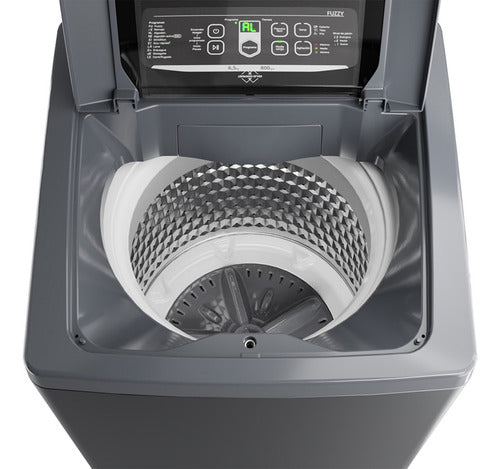 Lavarropas 6,5 Kg Gris Drean Concept Neo Fuzzy 658 Acero Inox