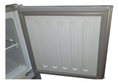 Heladera Telefunken Tfk-hd140 Silver 140lts R600a Clase A Gris Oscuro