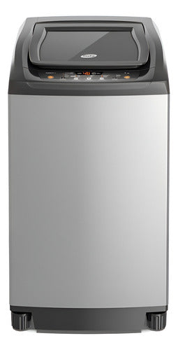 Lavarropas Carga Superior Gafa Fuzzyfit 7kg Plata Color Gris