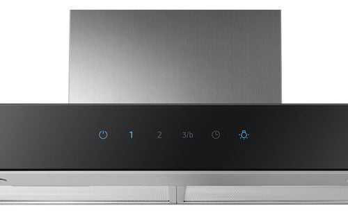 Campana De Cocina Extractor Samsung Acero Inox Filtro Lavable Led 60 Cm Color Gris Kitchen