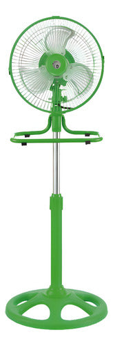 Kanji Ventilador 10' 3 En 1 Verde Kjh-fh1606 Color De Las Aspas Plateado Diámetro 25 Cm Frecuencia 0 Material De Las Aspas Metal