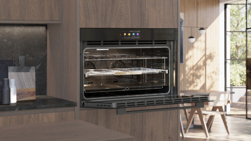 Horno Electrico Empotrar Ormay He90s5 Clase A 90cm Air Fry Negro