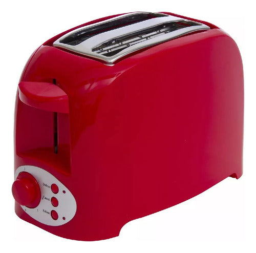 Tostadora Electrica Kanji Kjh-tm900 Rojo 7 Niveles 900w Cts