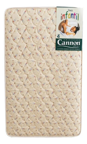 Colchón De Espuma Cannon Cuna Infantil 140cm X 80cm X 10cm