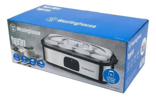 Yogurtera Westinghouse Wh-yog20-01 De 8 Frascos Vidrio 1.6l Plateado