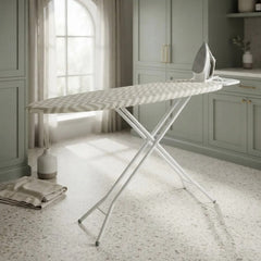 Tabla De Planchar Plegable 128 x 88cm de 6 Alturas Porta Plancha