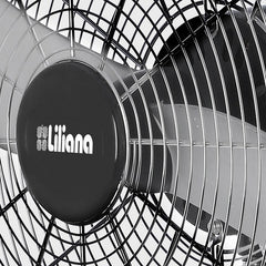 Ventilador Pared Industrial Liliana Vwi32 Oscilante Cts 81.28 Cm Negro Plata Metal 2