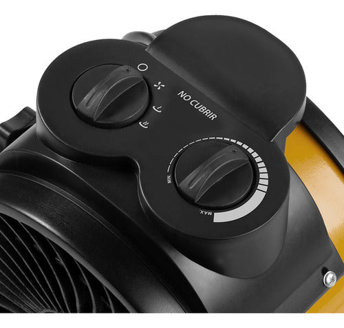 Caloventor Liliana Cfi700a Forzador Heatcyclone Amarillo Amarillo