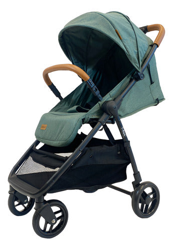 Cochecito Travel System Bebesit T-flex 1321ts-c Verde Verde Negro