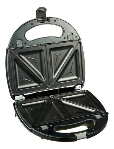 Sandwichera Westinghouse Wh-sm700sb Negra Antiadherente Cts Negro