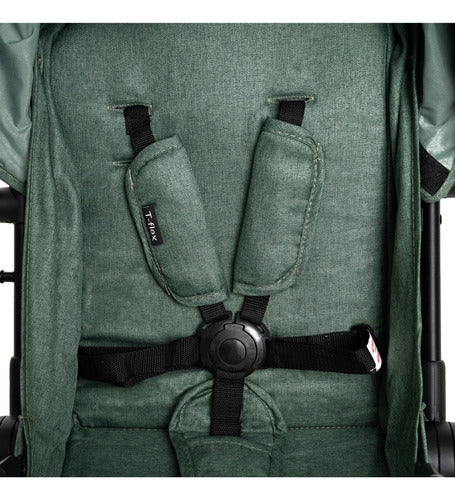 Cochecito De Paseo Bebesit 1321c T- Flex Verde Verde Negro
