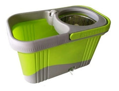 Mopa Balde Escurridor Trapeador Ultraplana Verde Tio Musa Verde