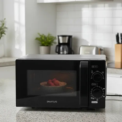 Microondas Smartlife Mecanico Sl-mwo20mmb Negro 20l
