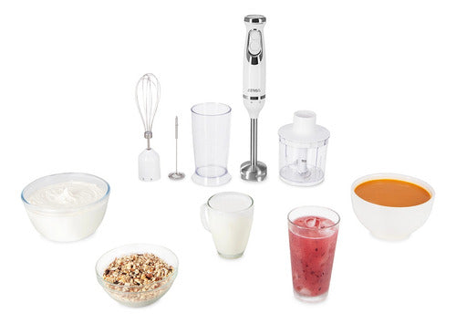 Mixer Atma Lmat8528bp Licua Mezcla Espuma Emulsiona Pica Balnco