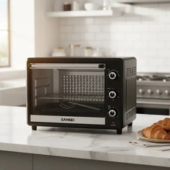 Horno Grill Sansei Hgcsa6324uapi 63l Con Convección Negro