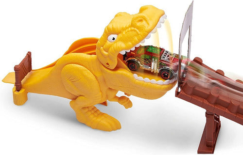 Metal Machines T-rex Attack Juego De Pistas De Construcción