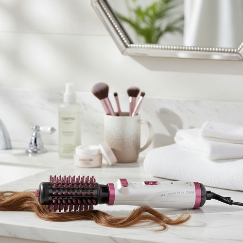 Cepillo Modelador Ga.ma Secador New Turbo Plus 2300 2vel Blanco