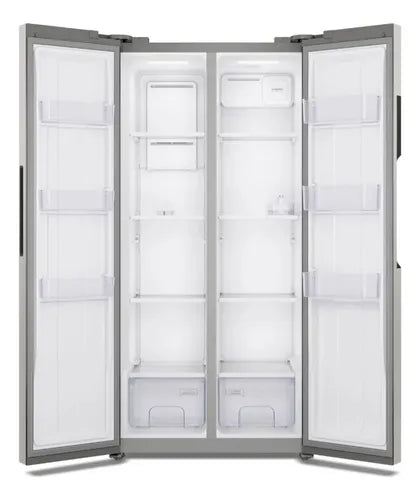 Heladera Gafa 457l No Frost Side By Side Inverter Inox Hgsbs457x Acero Inoxidable