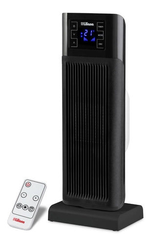 Calefactor Turboforzador Electrico Liliana F150 Oscilante Ct Negro