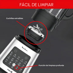Licuadora Moulinex Lm835d10 Perfect Mixcook Plateado