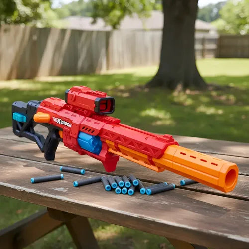 Pistola Zuru X-shot Excel Ranger X8 7964 Rojo