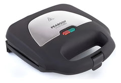 Sandwichera Peabody Pe-s6191 Antiadherente 4 Triangulos Negro