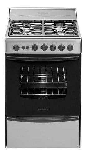 Cocina Longvie13501xf Color Acero Inoxidable Con Puerta Con Visor