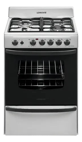 Cocina A Gas Longvie 19501b 56cm Blanco Encendido Una Mano