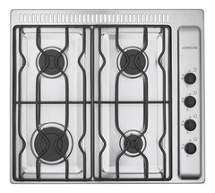 Anafe A Gas Longvie A2600rxf Inox Rejillas De Ventilación Color Gris