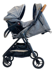 Cochecito Paseo Travel System Bebesit 1321tsa Gris H15kg Cts Gris Negro