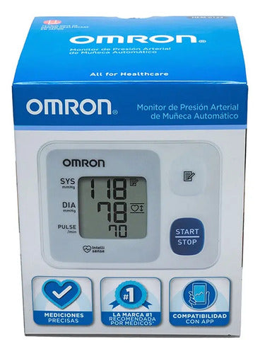 Tensiómetro De Muñeca Omron Hem-6124 Essential Cts