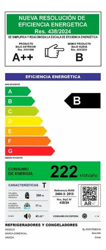 Heladera Smartlife Con Dispenser No Frost Inverter 354l Gris